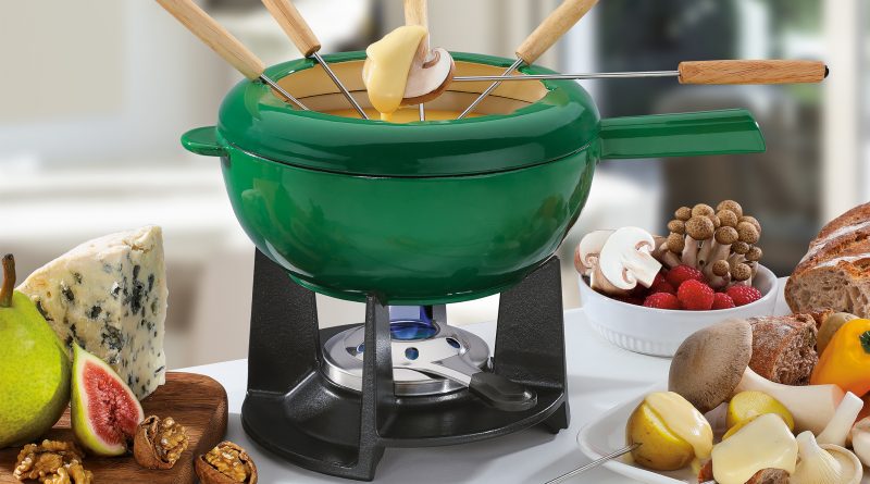 Gesellige Winterabende: Das grüne Fondue-Wunder SAAS-FEE von SPRING